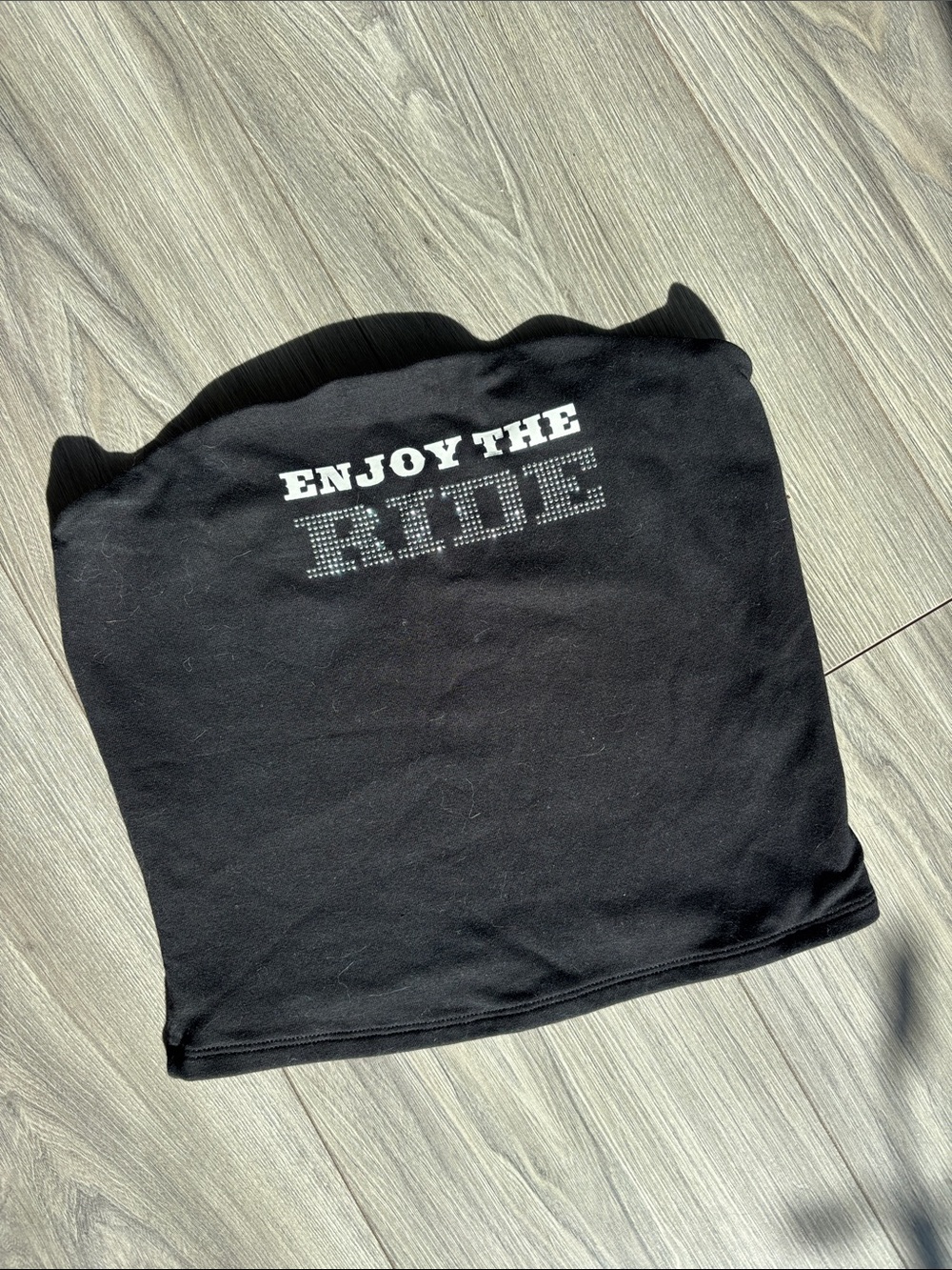 Garage Black 'Enjoy The Ride' Woman’s Tube Top